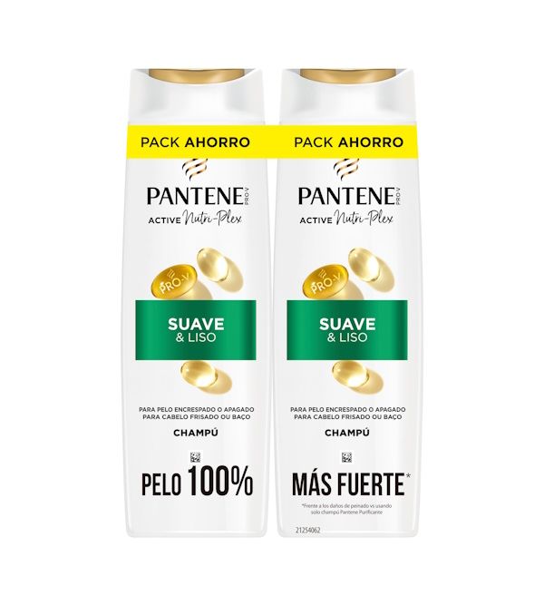 Pro-V Suave y Liso Champú Duplo | 650 ml