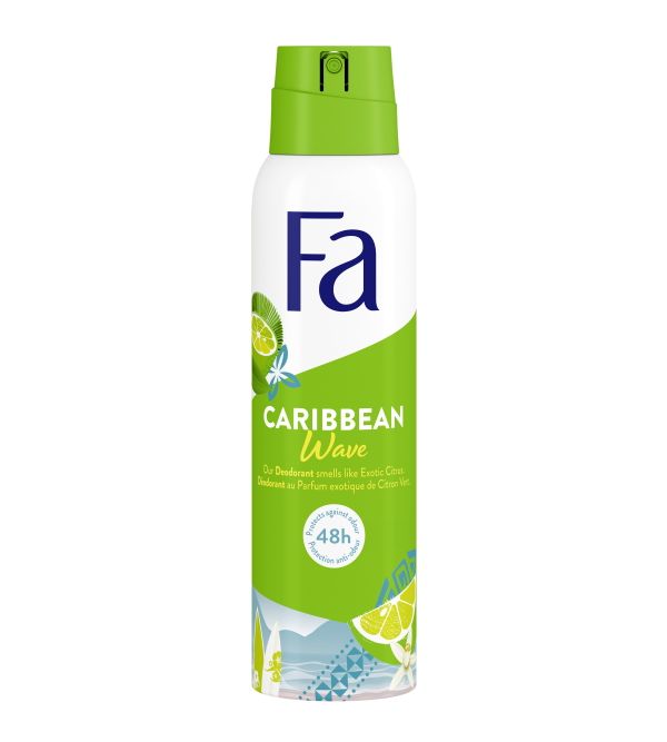 Caribbean Wave 48h Protección Antimanchas Deo Spray | 150 ml