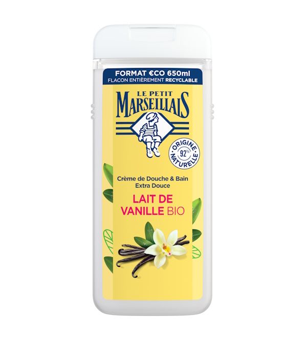 Gel de Ducha Nutritivo Leche de Vainilla Bio | 650 ml