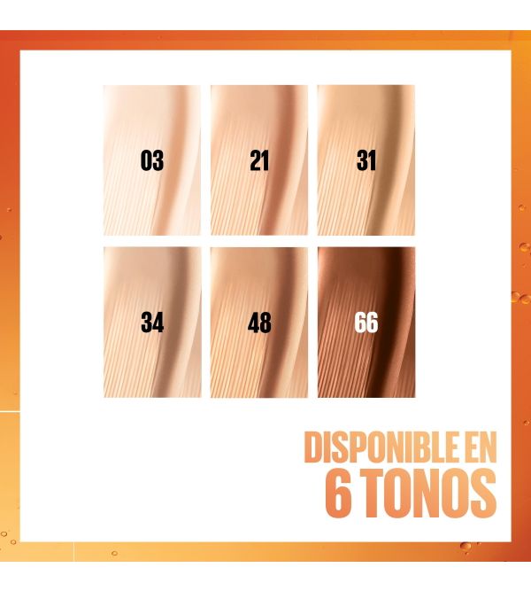 Comprar Maybelline - Base de maquillaje en sérum SuperStay 24H Skin Tint +  Vitamina C - 48