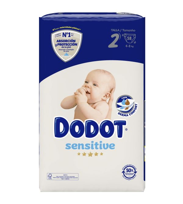 Sensitive Talla 2, 58 uds - dodot