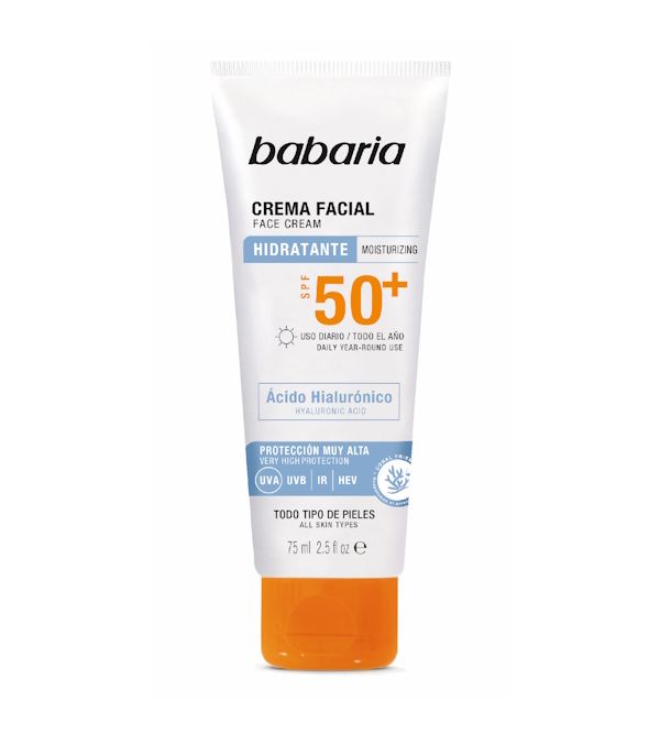 Crema Facial Hidratante SPF50+ Ácido Hialurónico | 75 ml