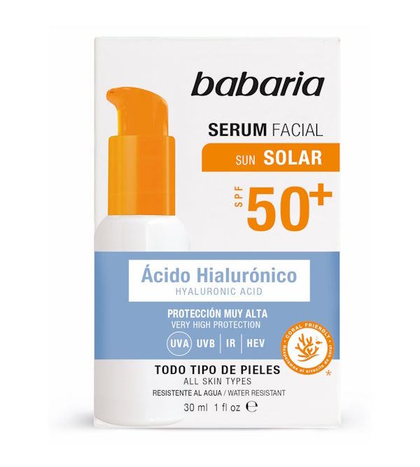 Serum Facial Sun Solar SPF50+ Ácido Hialurónco | 30 ml