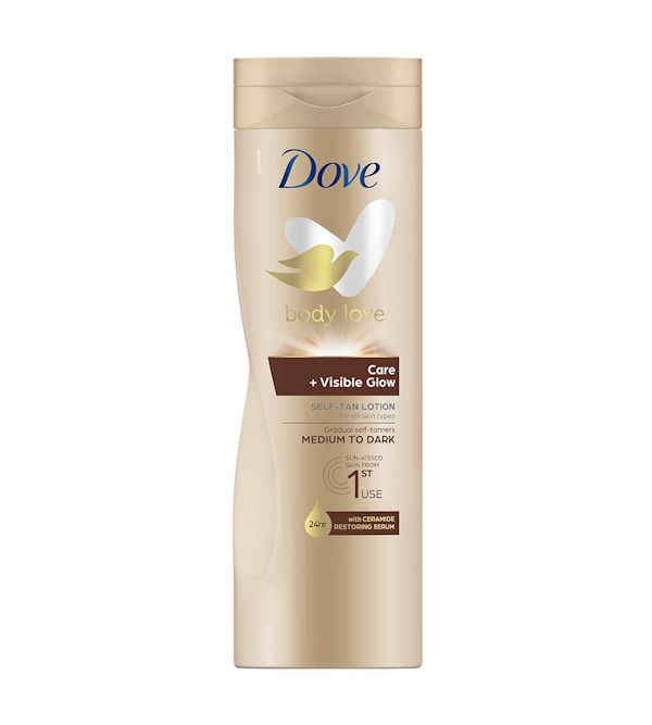 Body Love Visible Glow Self-Tan Body Lotion Medium To Dark | 400 ml