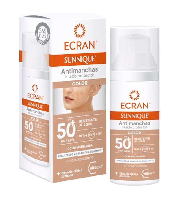 Sunnique Antimanchas Fluido Protector Color SPF50+ | 50 ml