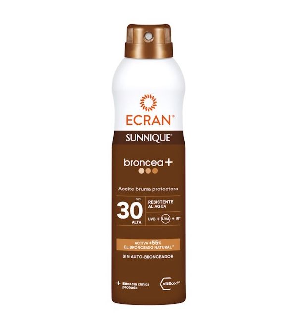 Sunnique Broncea+ Aceite Bruma Protectora SPF30 | 250 ml