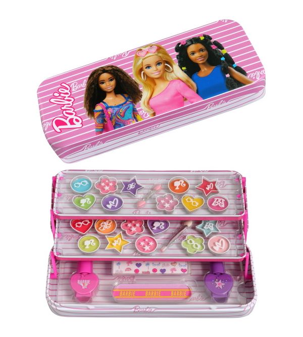 Estuche Metálico de Maquillaje Triple | 1 uds