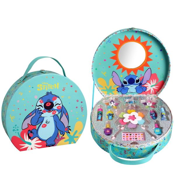 Maletín Redondo de Maquillaje Stitch | 1 uds
