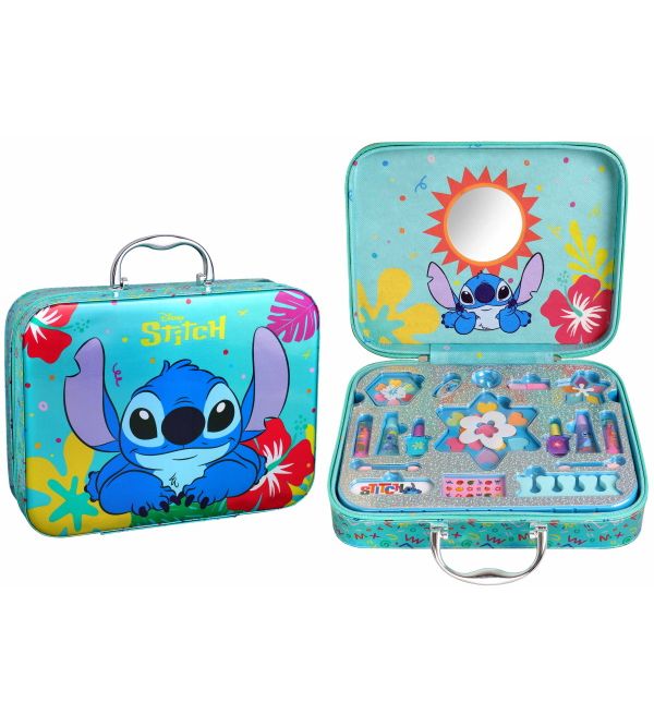 Maletín Cuadrado de Maquillaje Stitch | 1 uds