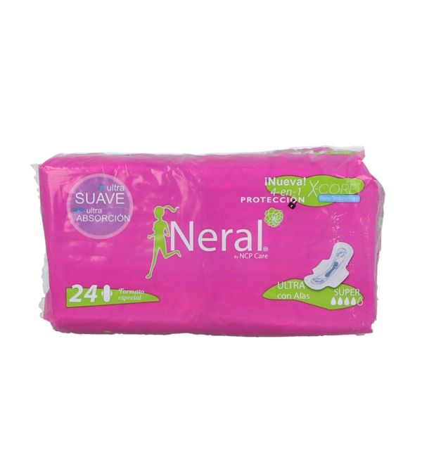 Compresa Con Alas Ultra Súper | 24 uds