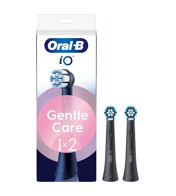 iO Gentle Care Negro Cabezales Redondos Recambio | 2 uds