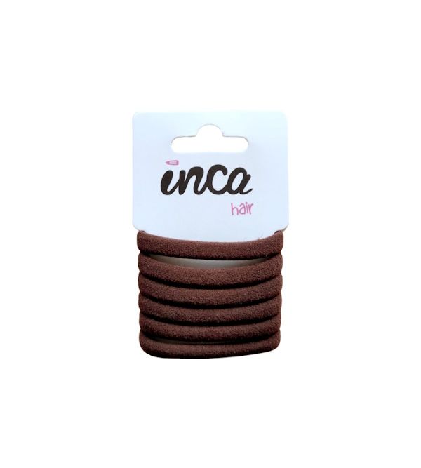 Pack de 6 Gomas Color Marrón Chocolate | 6 uds
