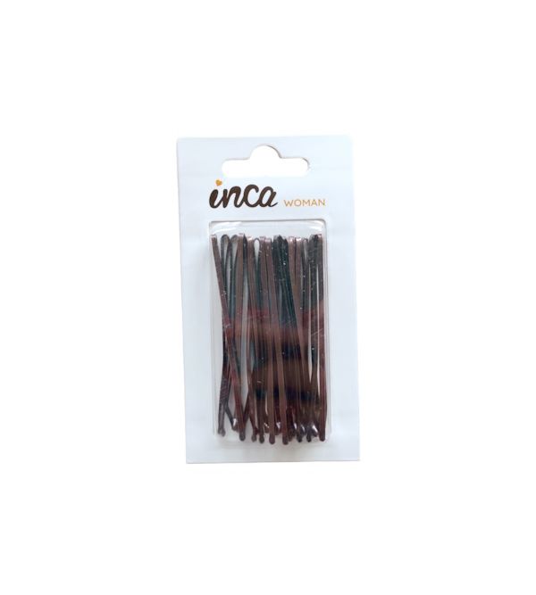 Pack 15 Horquillas Curvas Grandes Marrones 7 cm | 15 uds