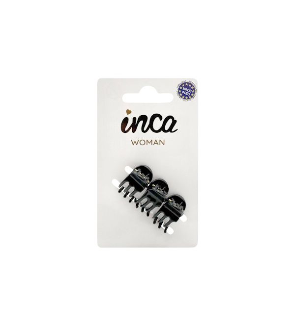 Pack 3 Pinzas Negras de Concha Francesa | 3 uds