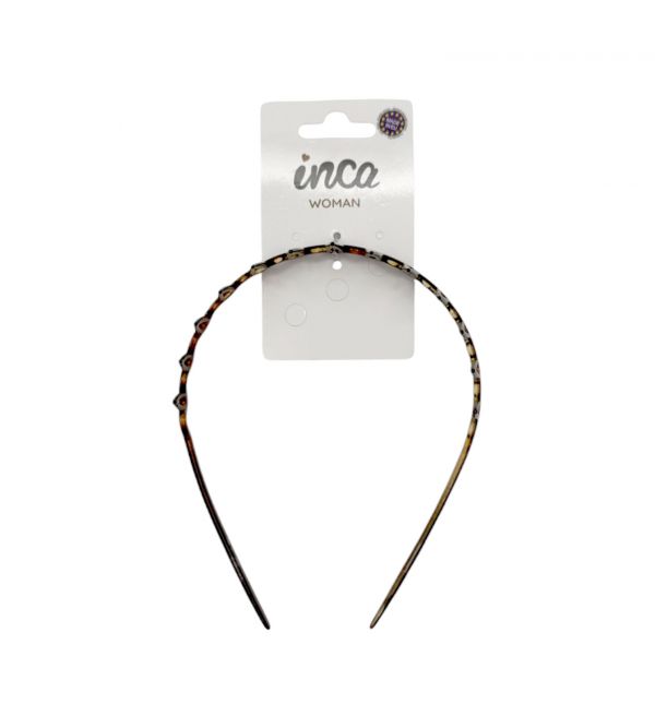 Diadema Pinchos Concha Francesa Marrón | 1 uds
