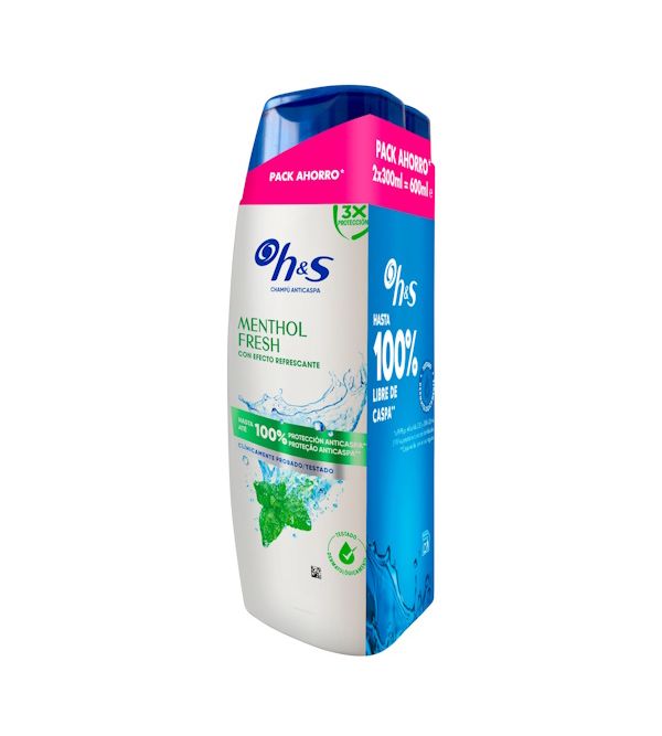 Duplo Menthol Fresh Champú | 600 ml