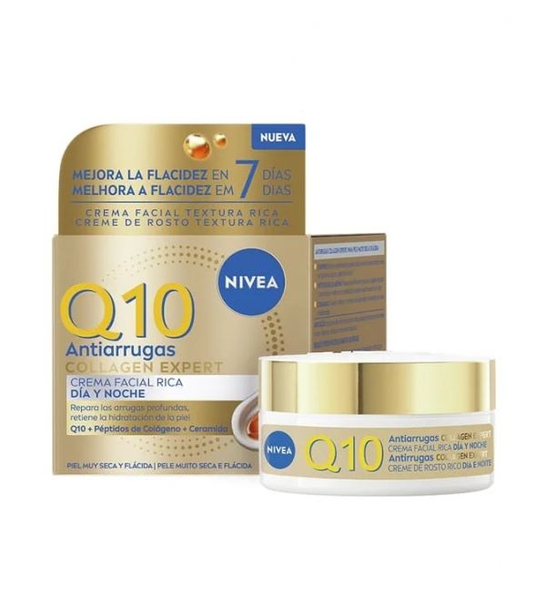 Q10 Antiarrugas Collagen Expert Crema Facial Rica | 50 ml