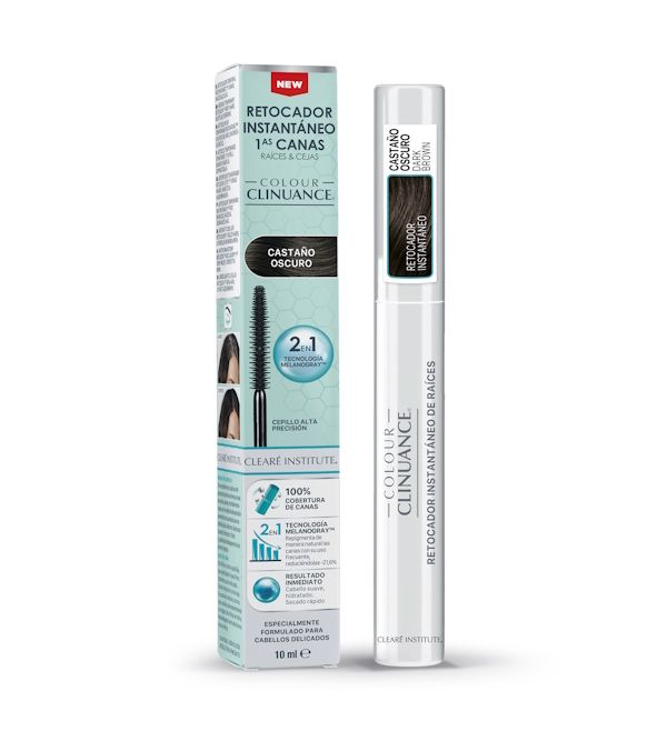 Colour Clinuance Retocador Canas Raices Cejas Castaño Oscuro | 10 ml