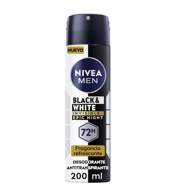 Men Black & White Spray Desodorante Epic Night | 200 ml