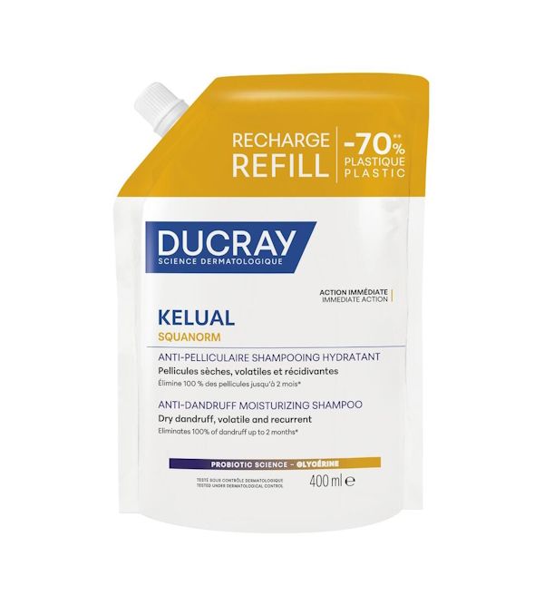 Champú Tratamiento Hidratante Caspa Kelual Squanorm REFILL | 400 ml
