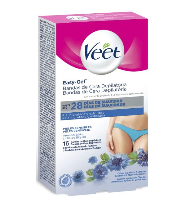 Bandas de cera hotsell veet zona intima