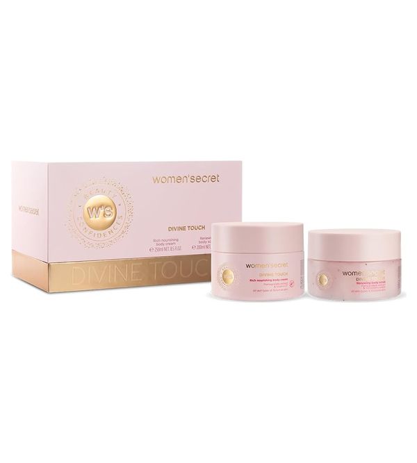 Divine Touch Estuche Exfoliante Corporal y Crema
