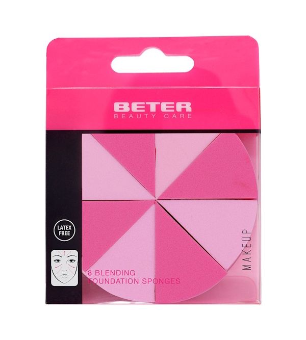 Esponja Maquillaje Látex Partible Diámetro 7 cm | 8 uds