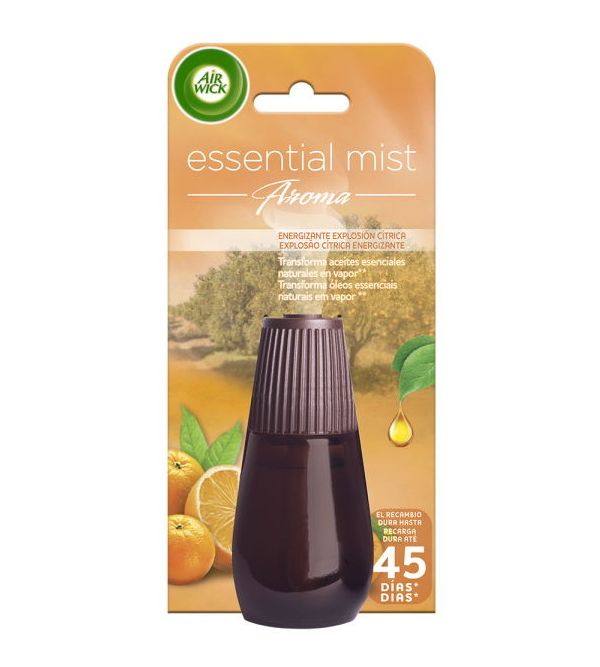 Essential Mist Aroma Recambio Ambientador Explosión Cítrica | 20 ml