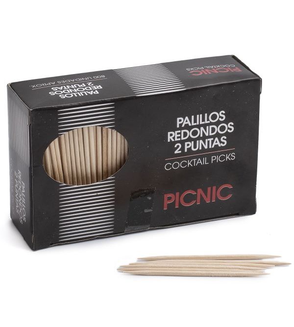 Palillos Redondos Picnic | 800 uds