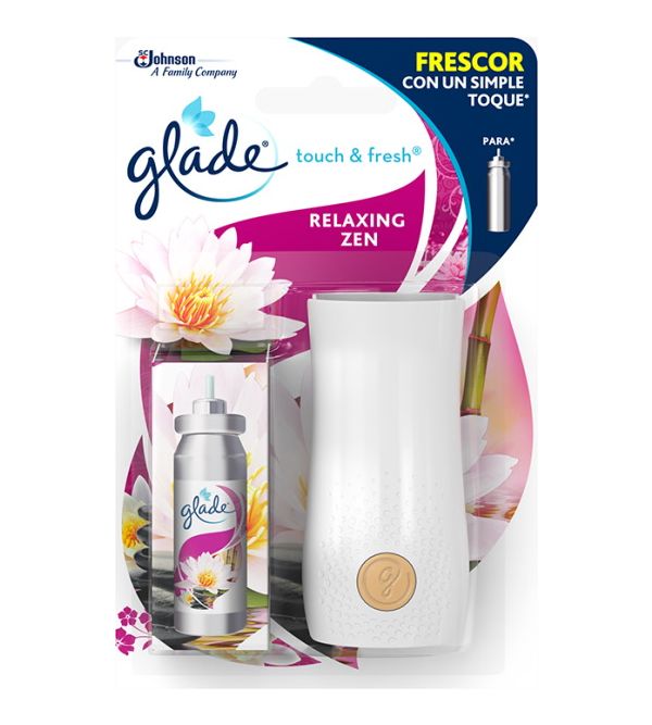 glade ambientador automatico pack difusor + recambio relaxing zen