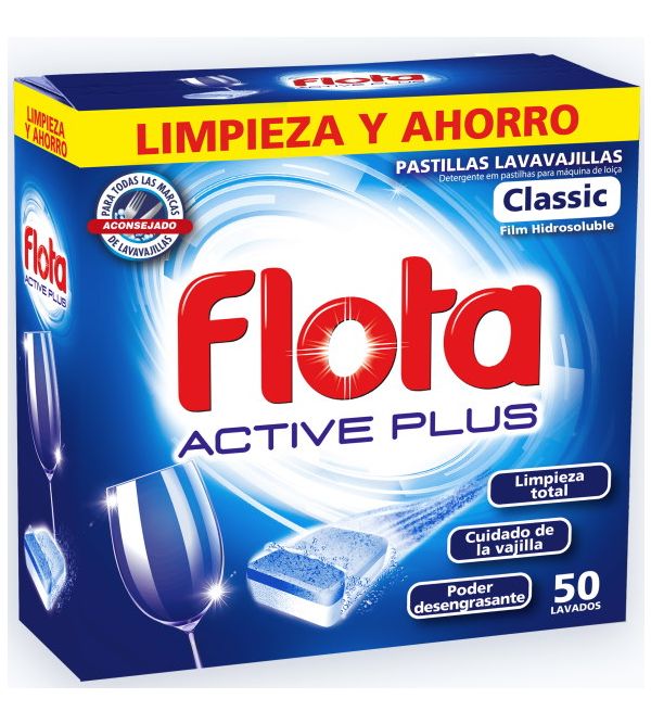 Active Plus Classic Pastillas Lavavajillas | 50 uds