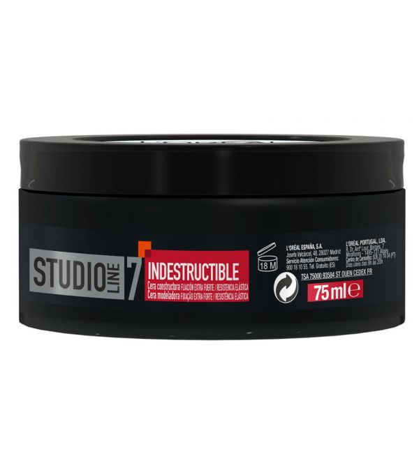 Studio Line Indestructible Cera Constructora Extra Fuerte | 75 ml