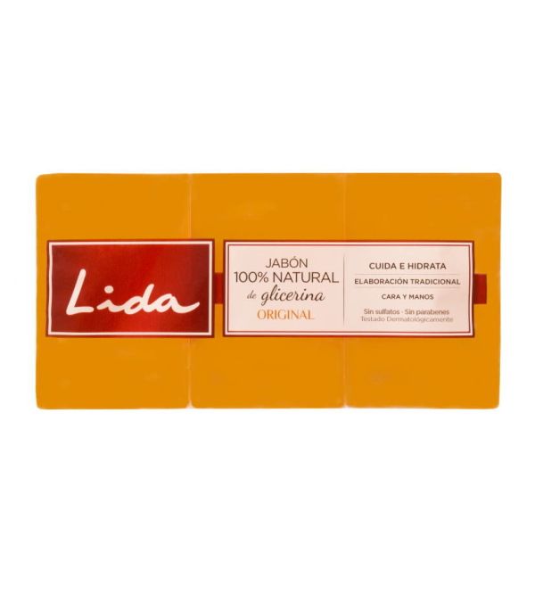 Pastillas de Jabón Natural con Glicerina Original x3 | 375 gr