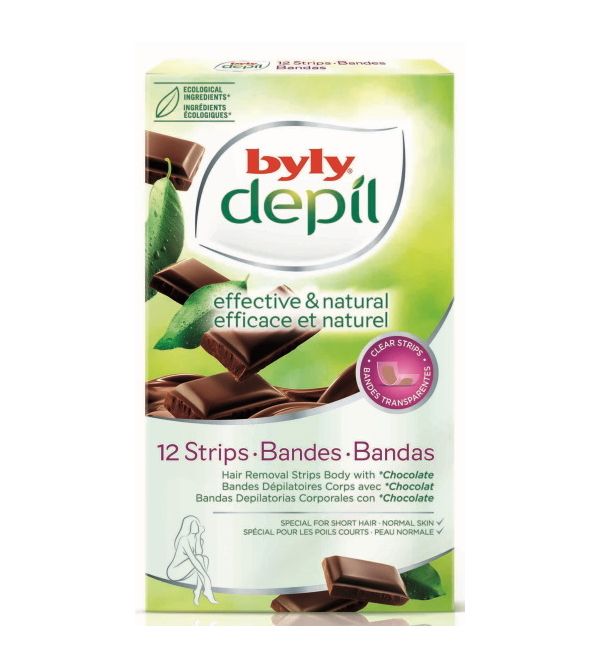 Depil Bandas Corporales Chocolate | 12 uds