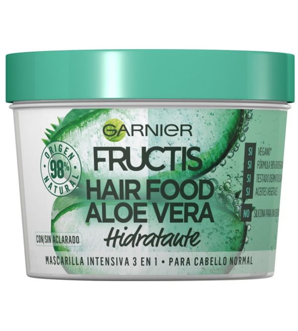 Hair Food Aloe Vera Mascarilla Intensiva 3 en 1 | 390 ml