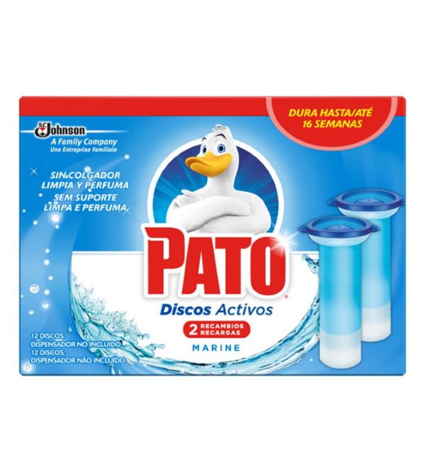 Discos activos WC tropical summer - Pato - recambio 2 uds - E.leclerc Soria