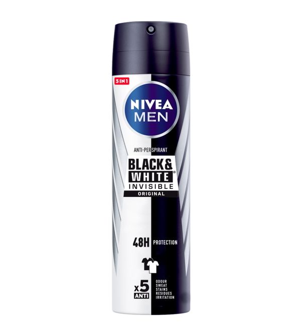 Desodorante Men Black & White Invisible Original | 200 ml