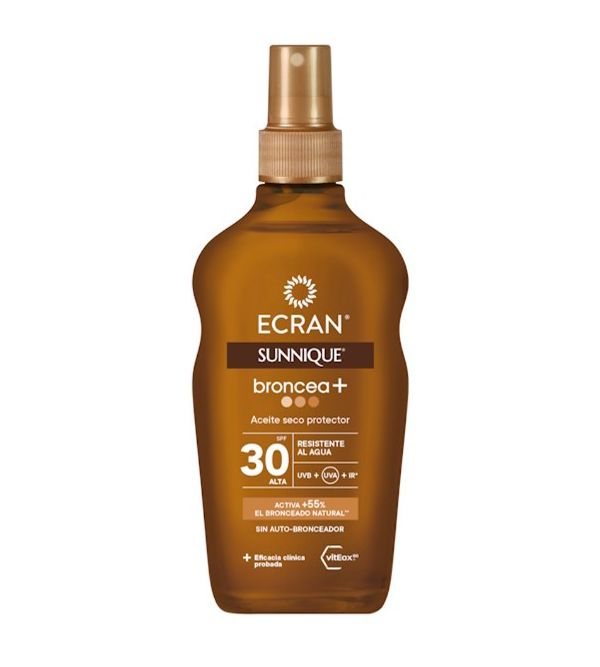 Sunnique Broncea+ Aceite Seco Protector SPF30 | 200 ml
