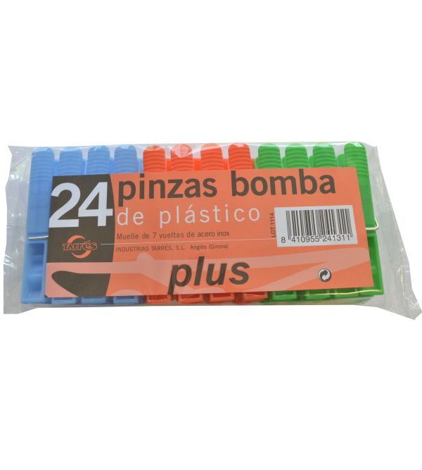 Pinzas de Plástico | 24 uds