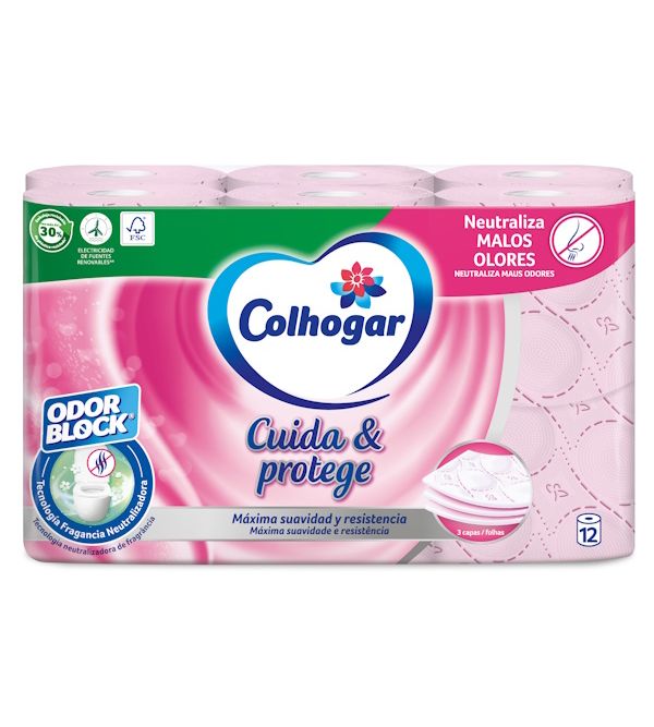 Protect Papel Higiénico 12 Rollos | 340 m.