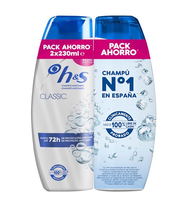 Pack Champú Anticaspa Classic | 460 ml