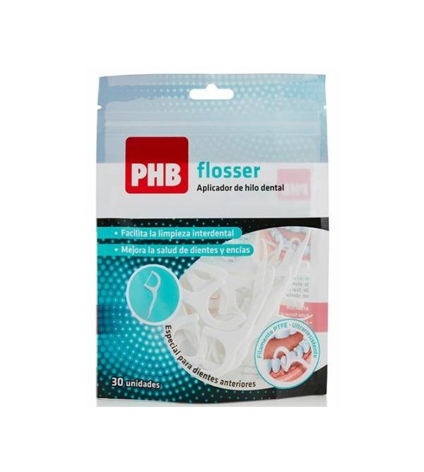 Flosser Aplicador Hilo Dental Desechable | 30 uds