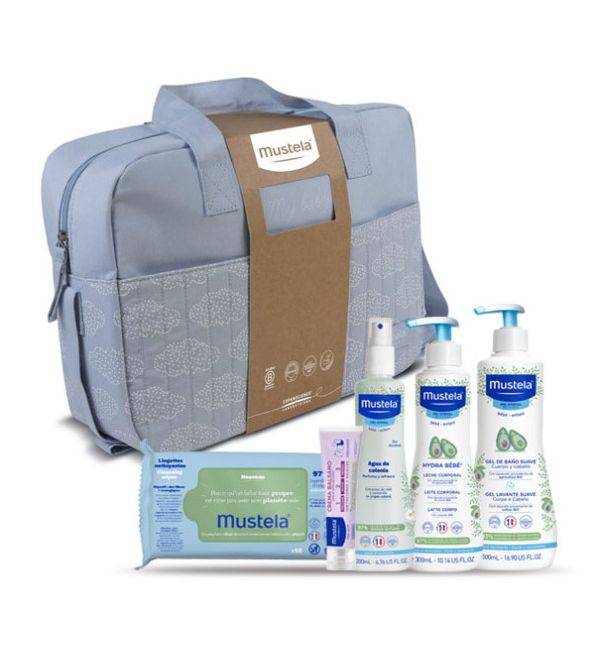 BOLSA PASEO MUSTELA RAYAS MIS PRIMEROS PRODUCTOS - Farmacia Morte