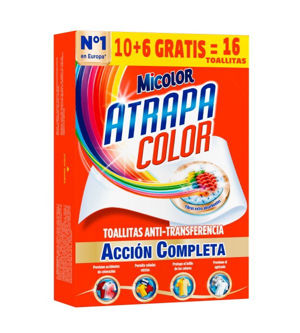 Toallitas Atrapa Color | 16 uds