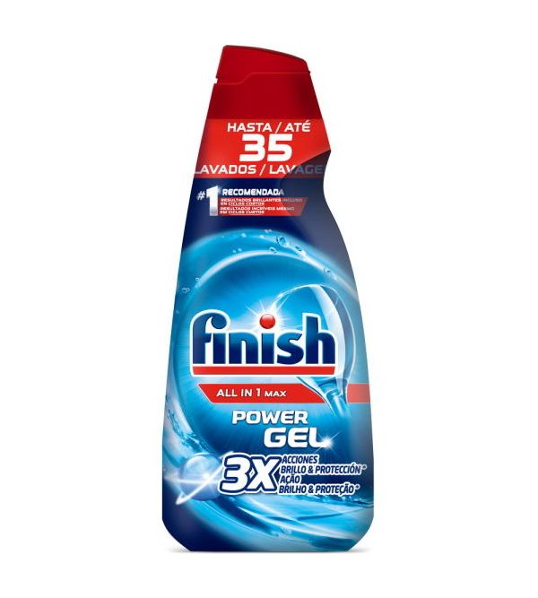 Power Gel Todo en 1 Lavavajillas, 35 uds - finish