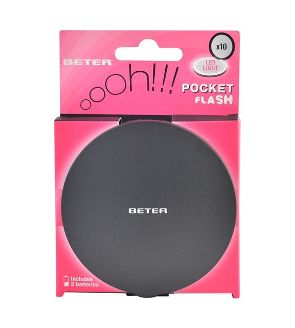 Espejo Pocket 10 Aumentos con Luz 