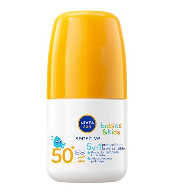 Sun Babies & Kids Sensitive Roll-On 5 en 1 SPF50+ | 50 ml