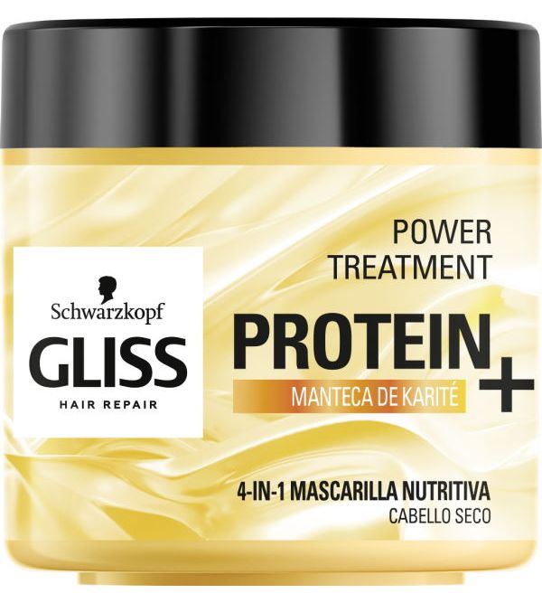 pedir partes Soplar Mascarilla Power Treatment Protein Cabello Seco | 400 ml - gliss |  Perfumerías Avenida