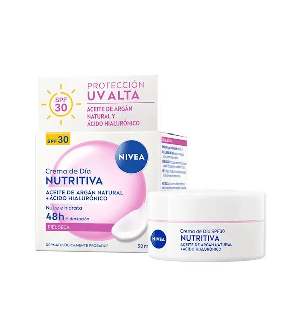 Crema de Día 24 H SPF 30 Hidratación Piel Seca Sensible | 50 ml