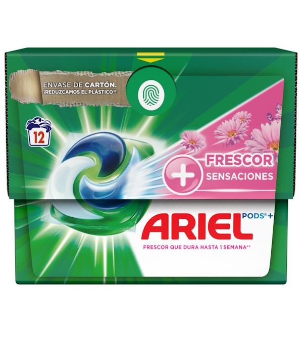 Detergente Líquido 1 Lavada Ariel 40 ml - Los Precios